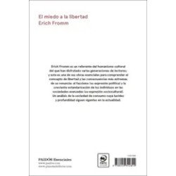 El miedo a la libertad — Erich Fromm — Ediciones Paidós