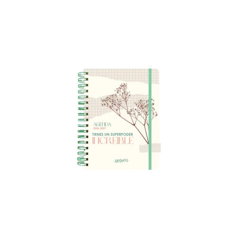 Agenda escolar semanal 2026-2027 Defreds — Defreds — Planeta Gifts